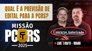 Previsão do Edital PCRS 2025 O Que Esperar do Concurso Autorizado [upl. by Ahsekin180]