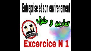 exercice 1  entreprise et son environnement [upl. by Repohtsirhc]