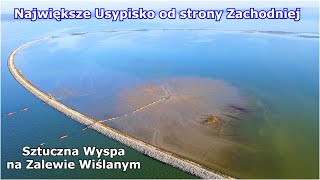 Wyspa Estyjska  Coraz więcej lądu Budowa Wyspy na Zalewie Wiślanym [upl. by Kristi]