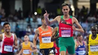 Soufiane El Bakkali battled race 3000m steeplechase heats time of 81790 qualifier [upl. by Mar]