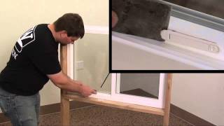 How to Install a Window Opening Control Device WOCD for a Vinyl Sliding Window [upl. by Noicnecsa468]