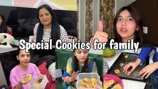 Ghar walon ky liy Cookies bake ki  Zainab Faisal  Sistrology [upl. by Oramlub]