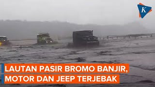 Lautan Pasir Bromo Banjir Ratusan Kendaraan Terjebak [upl. by Crain]