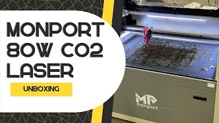 Unboxing the monportlaser 80W CO2 laser engraver [upl. by Gelya]