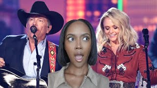 FIRST TIME REACTING TO  GEORGE STRAIT amp MIRANDA LAMBERT quotRUNquot LIVE AT THE ACM AWARDS  REACTION [upl. by Letnahs]