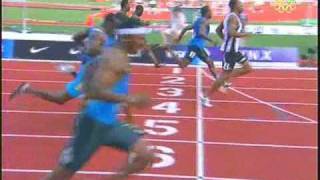 Olympic Trials Mens 100 Quarterfinal3 2008 USA Track amp Field [upl. by Retsim]