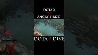 This is how KEZ brought Angry Birds to DOTA 2 dota2 dota kez angrybirds [upl. by Ahsienod]