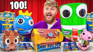 UNBOXING 100 ROBLOX MYSTERY TOYS😱 RARE FINDS [upl. by Laehplar]