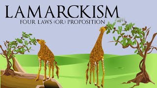 Lamarckism  Four Laws or Proposition [upl. by Anyah]