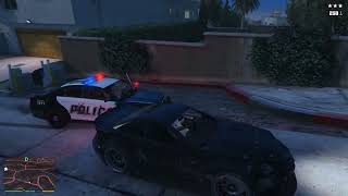 Police vs Speeding Car in GTA V  Intense Crashes amp Escapes [upl. by Nosittam11]