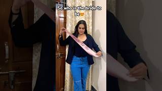 Bride to be 🥰 bridetobe bride masti party wedding lovemarriage [upl. by Aisiram]