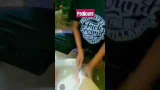 Pedicure parlour work please subscribel y beauty parlour [upl. by Avram211]