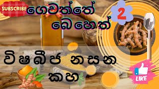 ගෙවත්තෙන් බෙහෙත්  02 Curcuma longa කහ ශාඛයේ ප්‍රයෝජන healthylifestyle turmeric flowers [upl. by Ocirema]