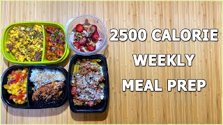 2500 Calorie Meal Plan [upl. by Dnalyaw]