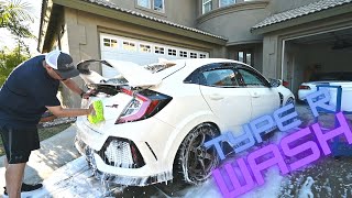 How to properly wash your Type R  Honda Civic FK8 [upl. by Sices]