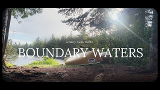 a rainy week in the boundary waters  seagull to saganaga lake [upl. by Oicnerolf]