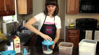 Tupperware Power Chef System Demonstration  Making Chocolate Mousse [upl. by Lebazej]