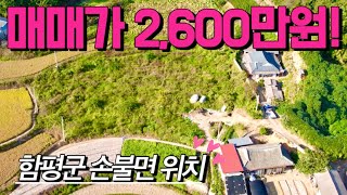 전남토지매매 매물번호417 매매가 2600만원 토지 매매  함평군 손불면 산남리 시골땅 촌땅 토지 매매 [upl. by Aneelas]