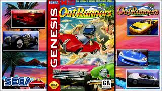 OutRunners 24 Stage 8 Atlantic Ocean Underwater Tunnel SEGA GENMD  OST [upl. by Nnaeirual621]