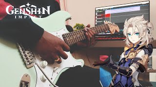 Ad Oblivione  Dragonspine OST  Genshin Impact  Guitar Cover Short ver [upl. by Ahoufe]