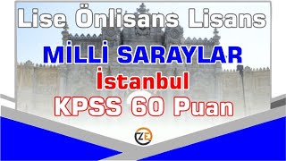 KPSS 152 Personel 60 Kpss Lise Önlisans ve Lisans MİLLİ SARAYLAR İDARESİ BAŞKANLIĞI [upl. by Ymme]