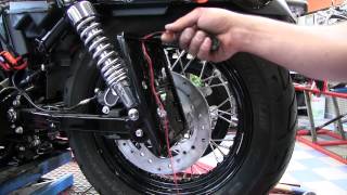 Thunderbike Montage seitl Kennzeichenhalter Harley Davidson  Sportster ab 2004 [upl. by Nivek]