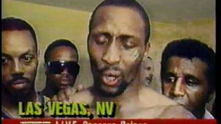 Sugar Ray Leonard Vs Thomas quotHitmanquot Hearns  Post Fight Interviews [upl. by Hayarahs]