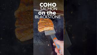 Cooking up Salmon on the Blackstone Griddle blackstone grilling shorts foodie [upl. by Naida]