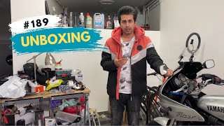 189  UNBOXING  🏍️ MOTORCYCLE STUFF [upl. by Kessler]