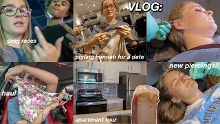 vlog mall amp getting pierced with my sister  we found an apartment [upl. by Ettenuj]