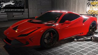 GTA 5 Online  Grotti Turismo Omaggio Ferrari F8 Tributo  DLC Vehicle Customization [upl. by Noside856]