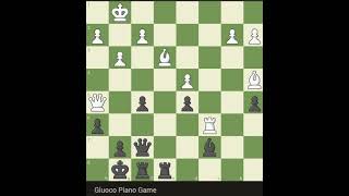 Three knights opening  Giuoco Piano game chess magnusvshikaru hikaru puzzle chesscom magnuson [upl. by Mis]