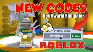 NEW BEE SWARM SIMULATOR CODES  Clover and Bamboo Field Boots [upl. by Erica]