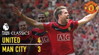 Manchester United 43 Manchester City 0910  Premier League Classics  Manchester United [upl. by Leizahaj]