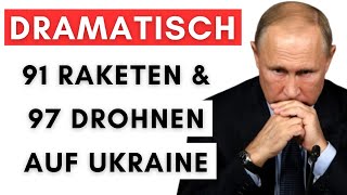 Großangriff auf Ukraine – Schlimme Schäden amp dramatische Folgen [upl. by Haram]