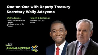 OneonOne with Deputy Treasury Secretary Wally Adeyemo 2023 SIFMA Annual Meeting [upl. by Obeng560]