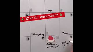 Er du klar for desember Med Månedsplanen blir du det [upl. by Gareth71]