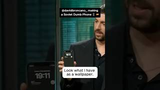 David Broncano on La Revuelta turned his iPhone into a Soviet Dumb Phone 😂 🇪🇸 iphone dumbphone [upl. by Nnylf]