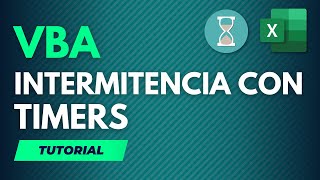 FAQTUTORIAL Utilizando Timers para mostrarocultar una imagen Efecto Intermitencia  Excel VBA [upl. by Hellman]