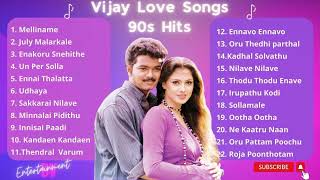 Vijay Love Songs  Ilaya Thalapathy Vijay Melody Songs  Vijay Super Hits Songs  Vijay 90s Hits [upl. by Ordnaxela]