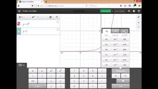 DESMOS FUNCIÒN INVERSA DE UNA EXPONENCIAL [upl. by Zevahc63]