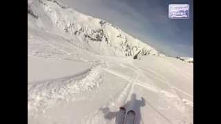 A lassaut de la Combe de Gers  Flaine  Domaine Skiable du Grand Massif [upl. by Llenil794]