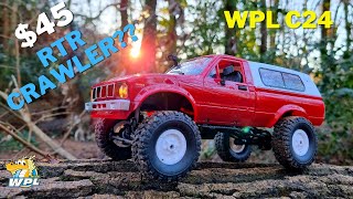 45 RTR Crawler  But is it any good  WPL C24 Unboxing Review amp First Run [upl. by Arraes]