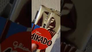 ASMR Mikado Sticks with chocolate🍫 No talking asmrsounds shorts [upl. by Lednik]