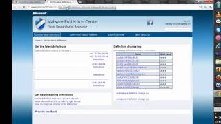 Microsoft Security Essentials Standalone Update Download [upl. by Nidnal]