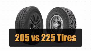 205 vs 225 Tires [upl. by Ynnob]