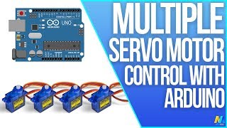 Multiple Servo Control with Arduino Uno R3 [upl. by Centonze]