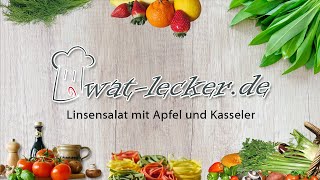 Linsensalat mit Apfel und Kasseler [upl. by Amairam]