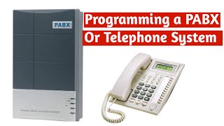 Program a telephone intercom system pabx [upl. by Tiedeman]