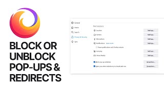 How To Block or Unblock Popups amp Redirects in Mozilla Firefox Web Browser [upl. by Fortin263]